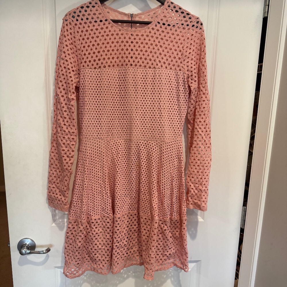 BCBG - whisper pink a line dress
